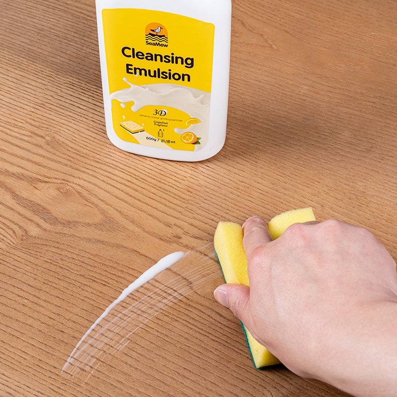 Essential Oil Floor Cleaner in use