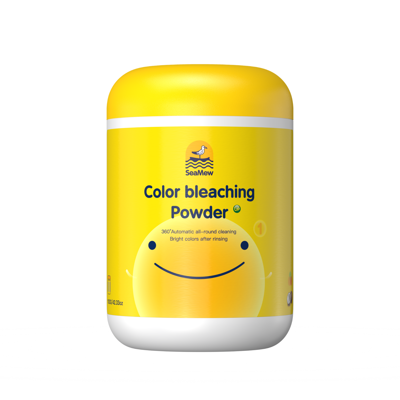 SeaMew color bleaching powder jar